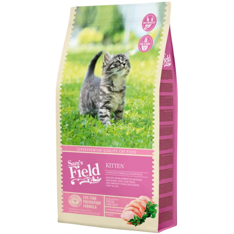 Sams Field Cat Kitten, superprémiové granule 7,5 kg (Sam's Field)
