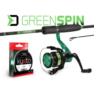 Prívlačový set Delphin GreenSPIN 180cm/30g + 2T + 0,234mm