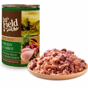 Sam's Field True Chicken Meat & Carrot, superprémiová konzerva, 400 g (Sams Field)