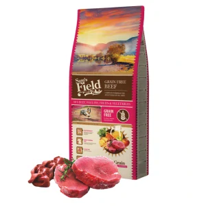 Sam's Field Grain Free Beef (Angus), superprémiové granule, 13 kg (Sams Field bez obilnín)